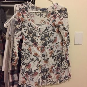 Floral Kendall and Kylie tunic